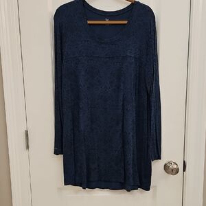 Soma Blue and Black Tunic Tee